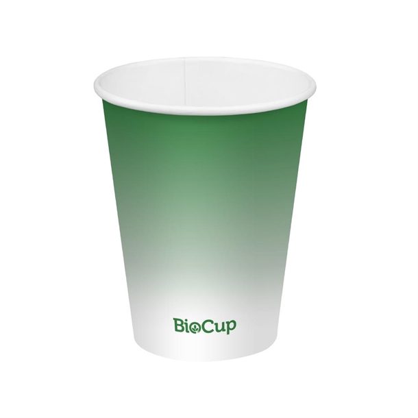 BioPak Cold Paper BioCup Green - 390ml 90mm (Pack 1000) (B2B)