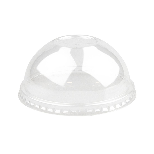 BioPak PLA Clear Dome Lids for Paper Cold Cups - 390-650ml 90mm (Pack 1000)(B2B)
