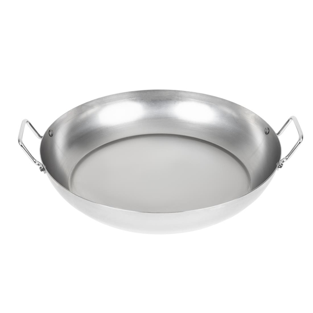 Vogue Carbon Steel Paella Pan - 400mm