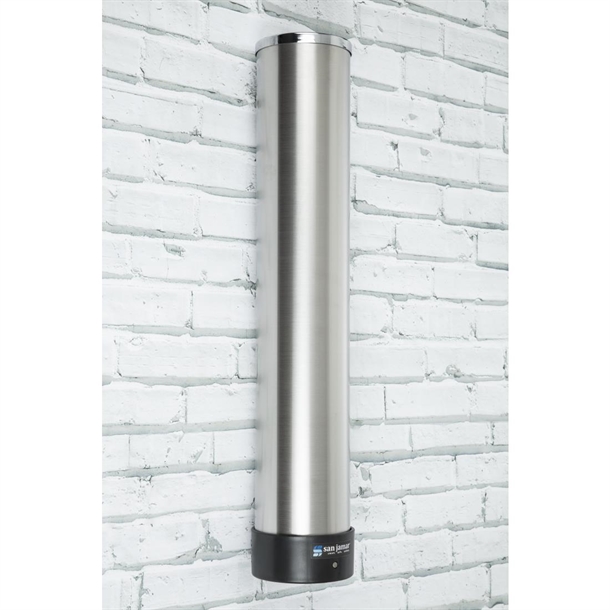 Distributeur De Gobelets Mural One Touch - Noir Pour 60-80 Gobelets