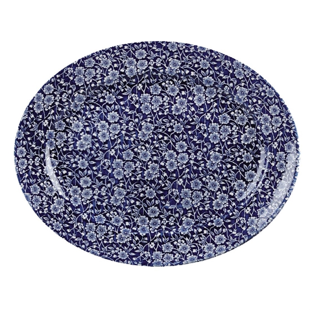 Churchill Vintage Prints Willow Oval Dish - 365mm 14 3/8" (Box 6) (Direct)