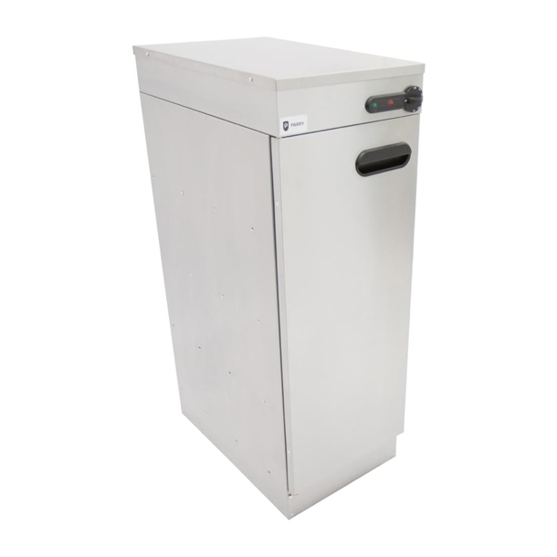Parry Single Door Platewarmer - 2KW 375 x600x1115mm 120 Plates Capacity (Direct)