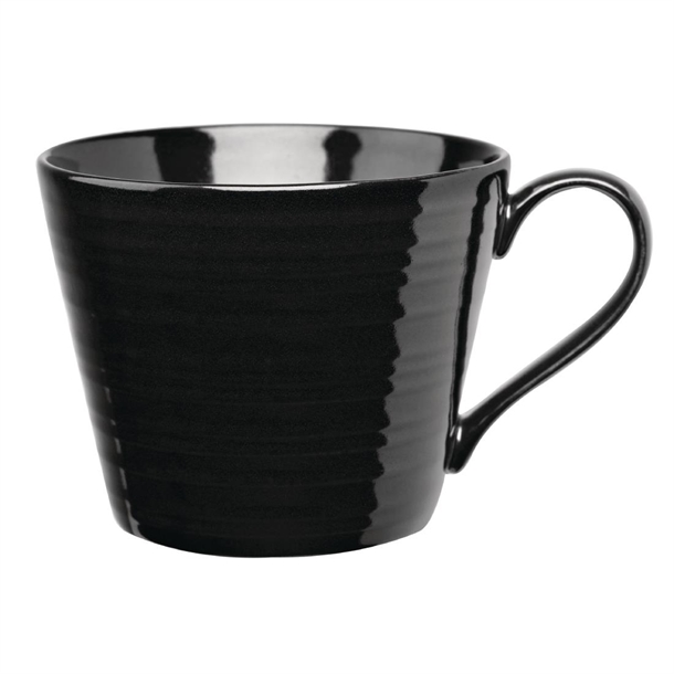 Art de Cuisine Rustics Black Snug Mug - 12oz 355ml (Box 6) (B2B)