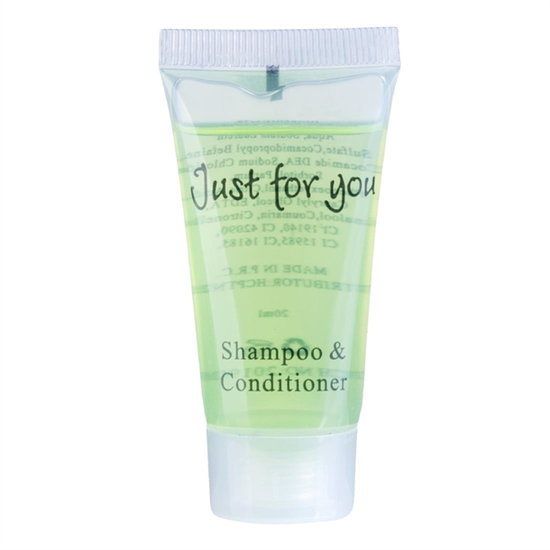 Hotel Complimentary Just for You Shampoo & Conditioner - 20ml (100 Tubes)