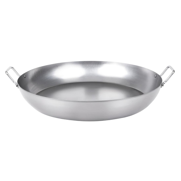 Vogue Paella Pan Carbon Steel - 500mm 20"