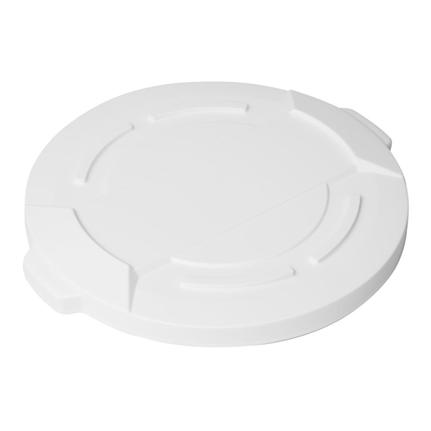 Vogue Round Container Lid White - 492mm 76Ltr