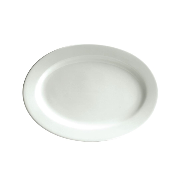 AFC Bistro Oval Plate - 235mm (Box 24) (B2B)