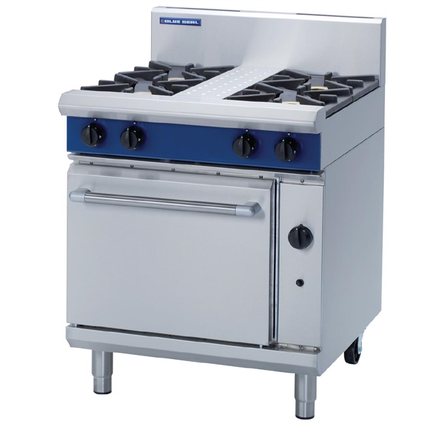 Blue Seal Evolution 4 Burner Static Oven LPG 750mm (B2B)