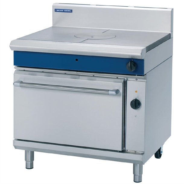 Blue Seal Evolution Targe Top LPG Range with Elec Convection Oven 900mm(B2B)