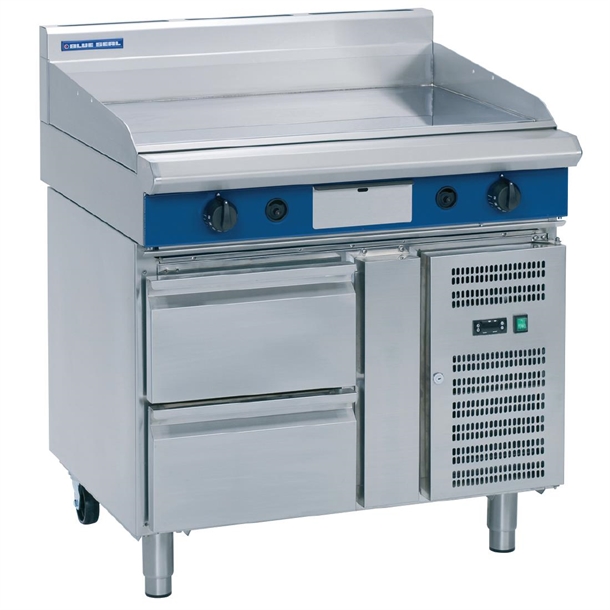 Blue Seal Evolution Griddle Refrigerated Base LPG - 900mm (B2B)
