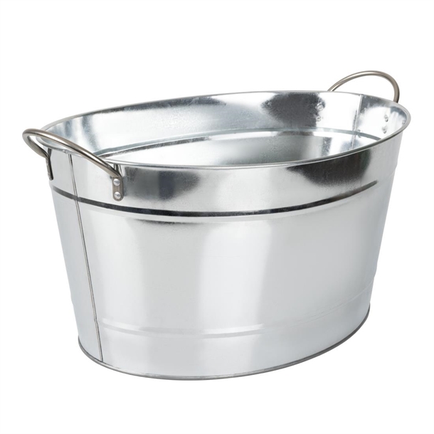 Galvanised Steel Beverage Tub - 490x365x220mm