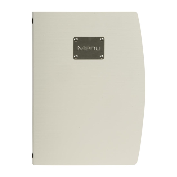 Securit Rio A4 Menu Holder Silver