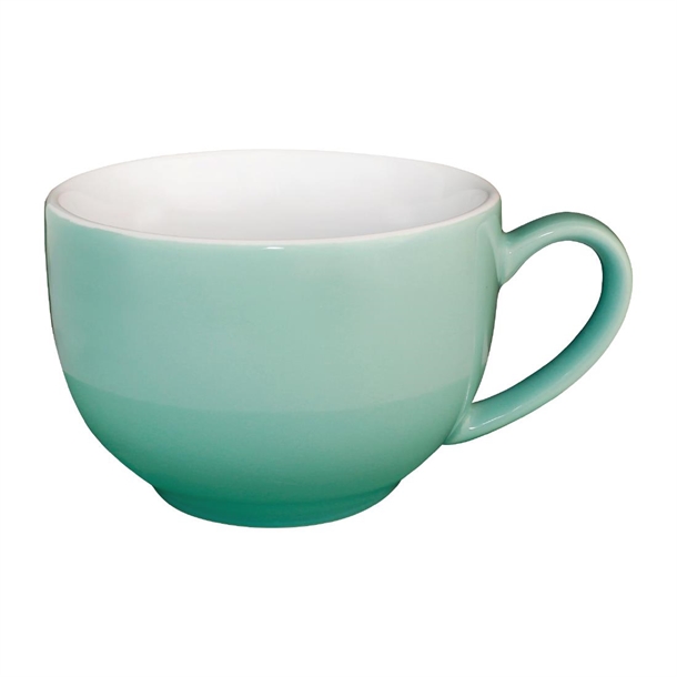 Olympia Cafe Cappuccino Cup Aqua - 340ml (Box 12)