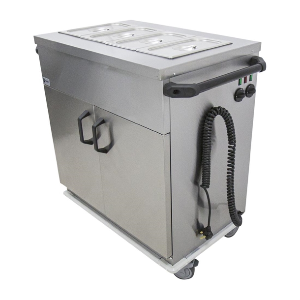 Parry Mobile Servery Bain Marie Top 845x530Dx975Hmm 16kW (Direct)