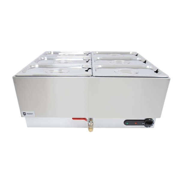 Parry Wet Well Bain Marie Gastronorm 6x1/3 3kW (Direct)