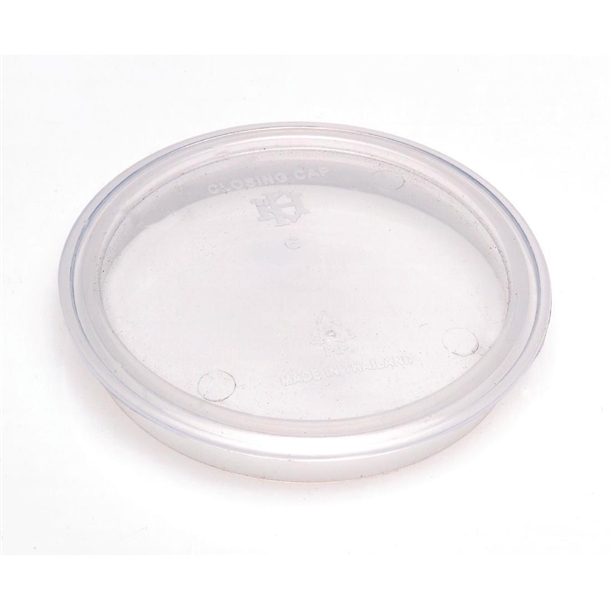 KH Healthcare Closing Cap Large for Mug Clear PP (#6) (Box 12) (B2B)