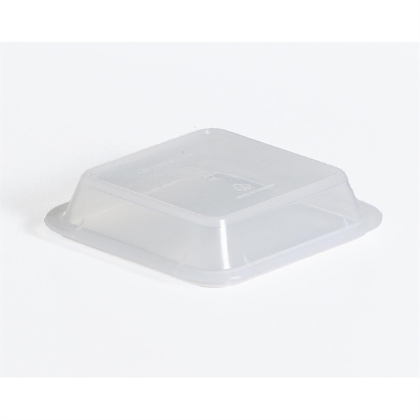 KH Healthcare Lid to fit Square Bowl 98370/72/74 Clear (#20) (Box 12)