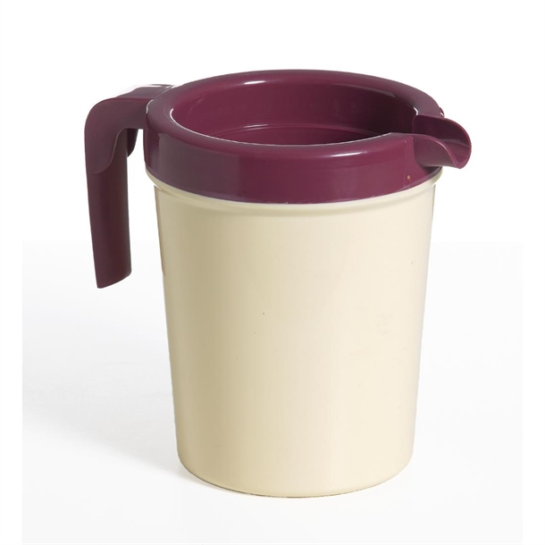 KH Healthcare Jug 1Ltr Insulated PP Yellow (#10) (Box 12)