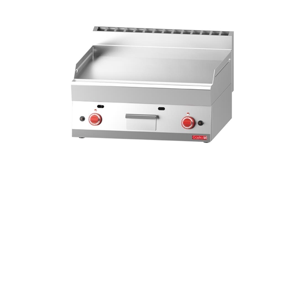 Gastro M 650 gas griddle 65/70 FTG-CR smooth chromed plate