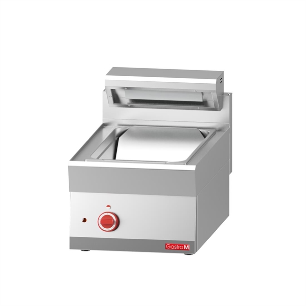 Produktbild von Pommes-Wärmestation Edelstahl 750W – 80°C Warmhaltegerät Mit Fettablauf & Schaufel, 56x33x46,5 Cm