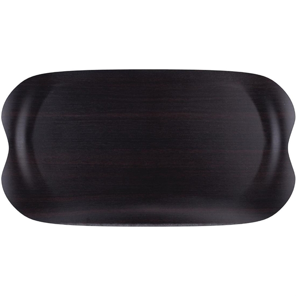 Roltex Earth Serviertablett dunkles Holz 43 x 23cm
