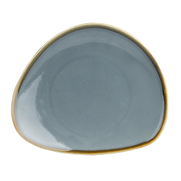 Olympia Kiln Ocean Tri Plate - 165mm 6 1/2" (Box 6)