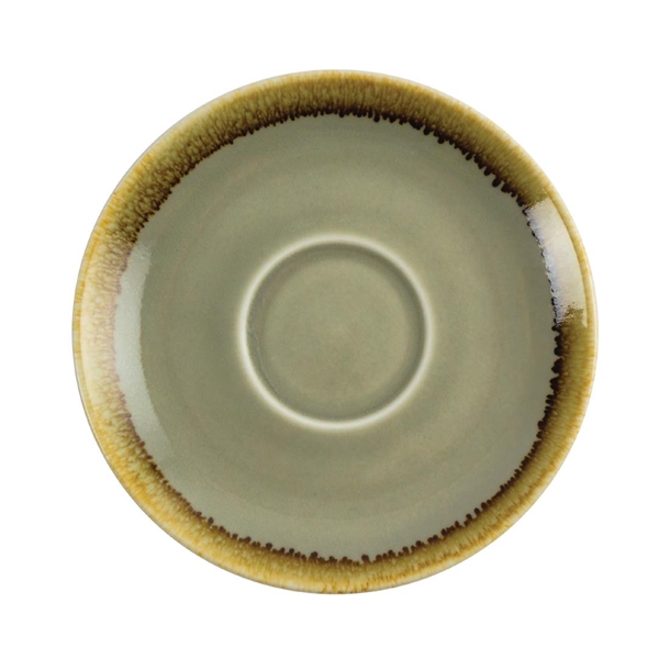 Soucoupe couleur mousse Olympia Kiln pour GP328 115mm (Lot de 6)