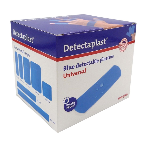 Detectaplast Waterproof Plaster 25X72Mm (Pack 100)