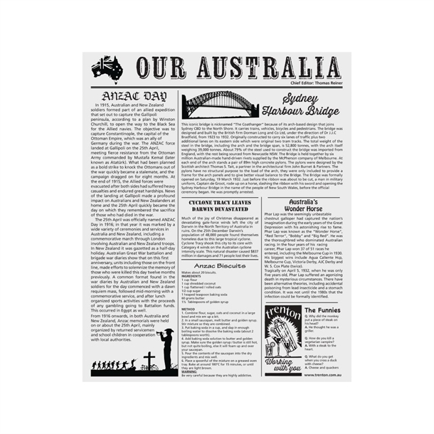 Greaseproof Paper Newsprint - 310x380mm (200 Sheets)