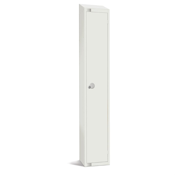 elite-single-door-padlock-locker-with-sloping-top-white