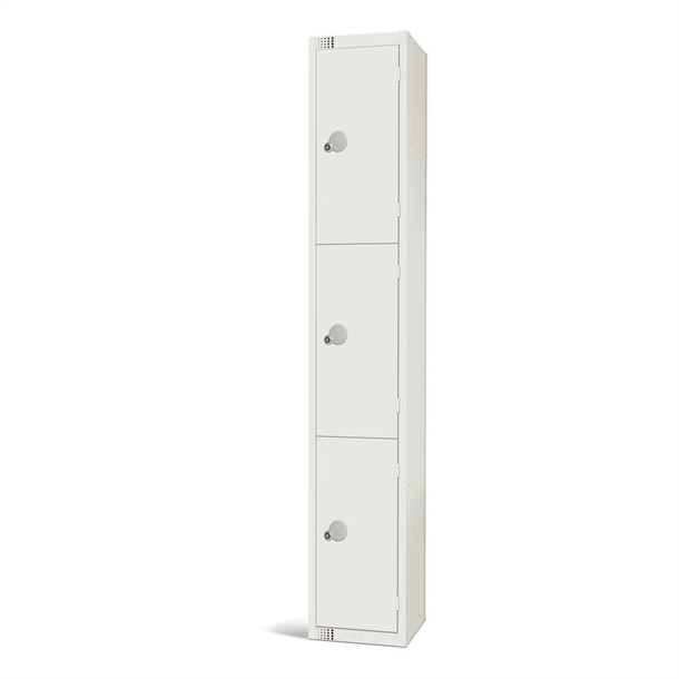 elite-three-door-electronic-combination-locker-white