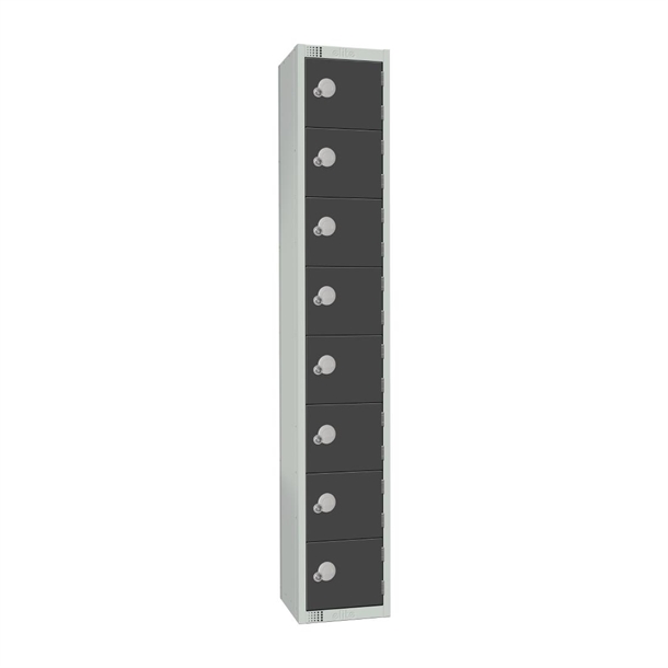 elite-eight-door-padlock-locker-graphite-grey