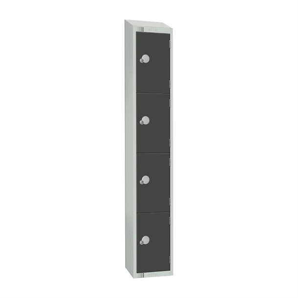 elite-four-door-electronic-combination-locker-with-sloping-top-graphite-grey