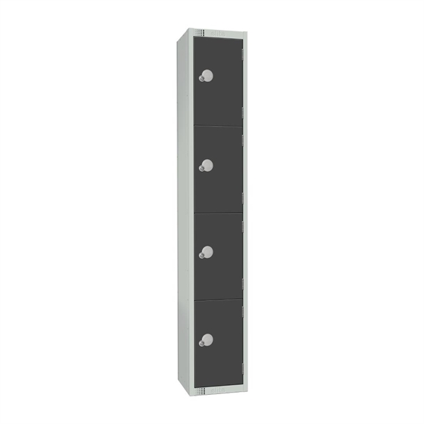 elite-four-door-padlock-locker-graphite-grey