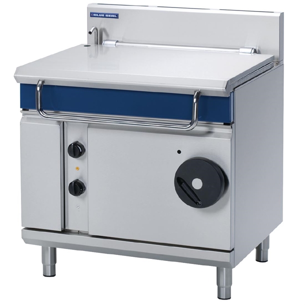 Blue Seal By Moffat 900mm Gas 80Ltr Gas Tilting Bratt Pan W/Man Tilt LPG(Direct)