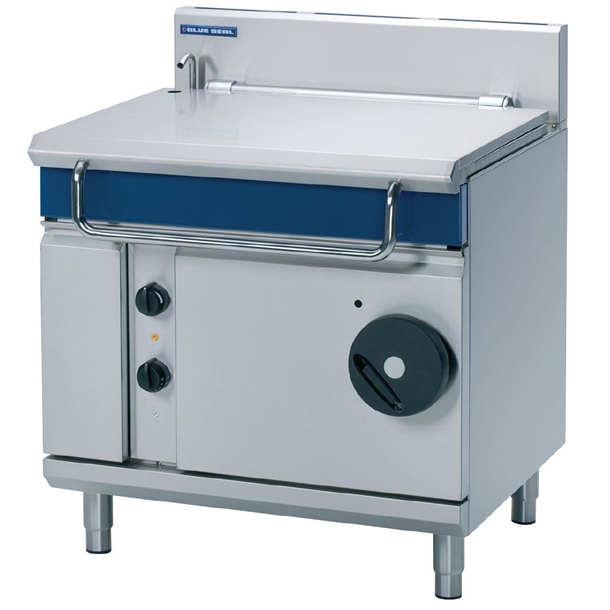 Blue Seal By Moffat 900mm Gas 80 Ltr Gas Tilting Bratt Pan W/Electric Tilt - NAT