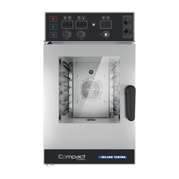 Blue Seal S Line 6X 1/1 GN Electric Combi Steamer w/Cleaning System(Direct)