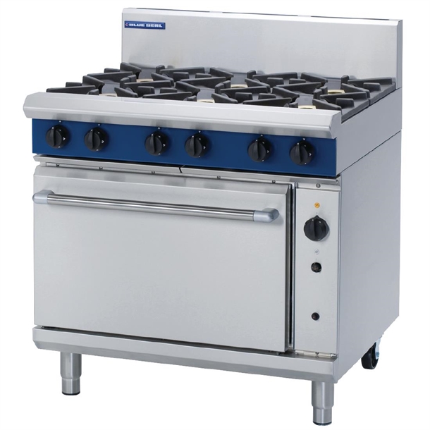 Blue Seal 900mm Gas Convection Oven Range w/6X Burners - LPG(Direct)