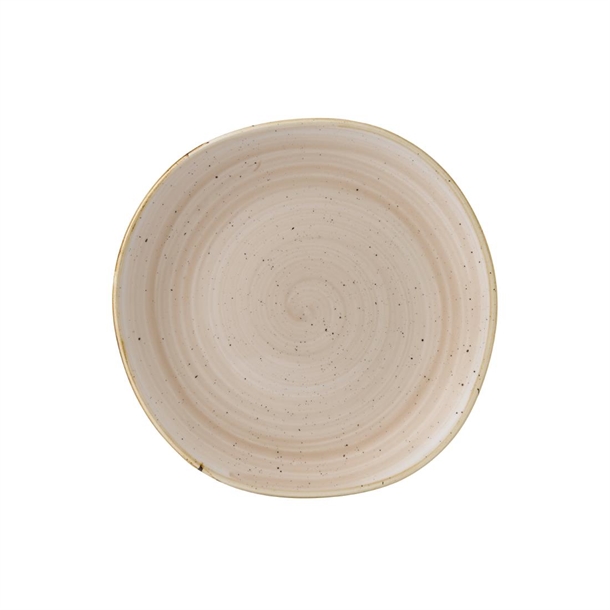 churchill&nbsp;-stonecast-round-plate-nutmeg-cream-264mm