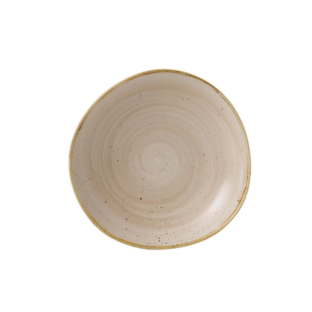 Churchill Stonecast Nutmeg Cream Round Trace Bowl - 9 7/8" (Box 12) (B2B)