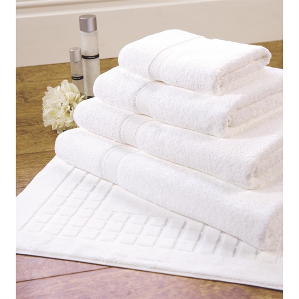 Luxury Savanna Towels White - Bath Towel - 70x137cm