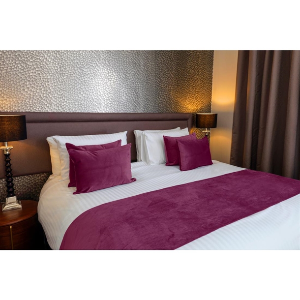 Essentials Regency Cushion Cover Unpiped Plum - 55x45cm