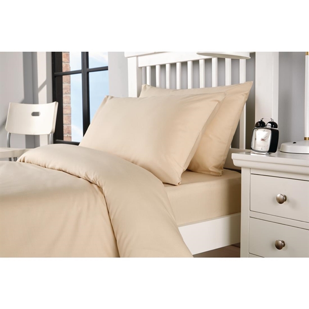 Essentials Spectrum Pillowcase Oatmeal - Housewife 50x76cm (PAIR)