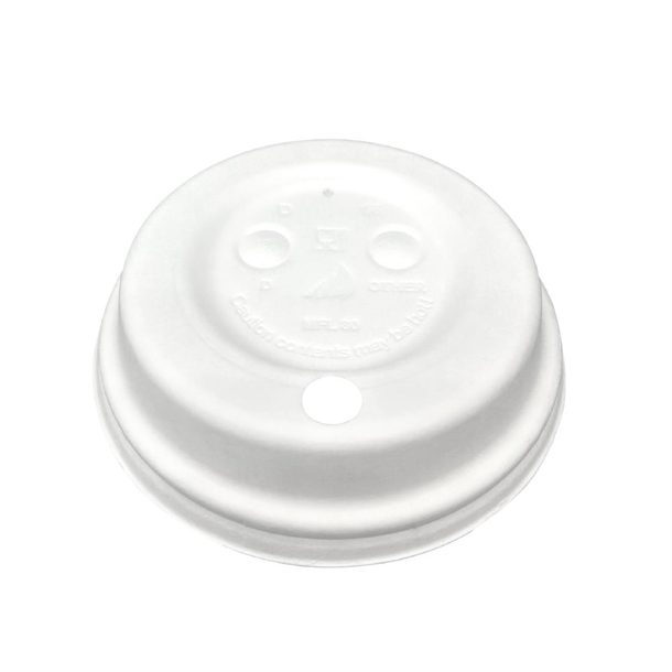 Huhtamaki Wood Fibre Hot Cup Lid - 90mm (Pack 1500)