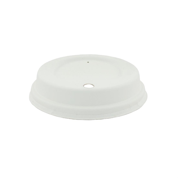 Huhtamaki Wood Fibre Hot Cup Lid - 80mm (Pack 1200)
