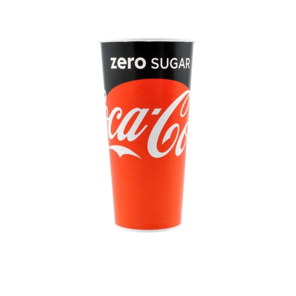 Coke Zero Cold Cup - 22oz (Pack 1000)