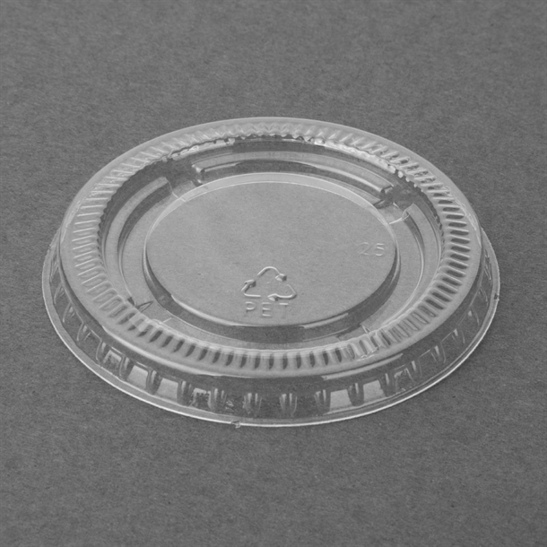 Fiesta Recyclable PET Lid for Portion Pot (Pack 1000)