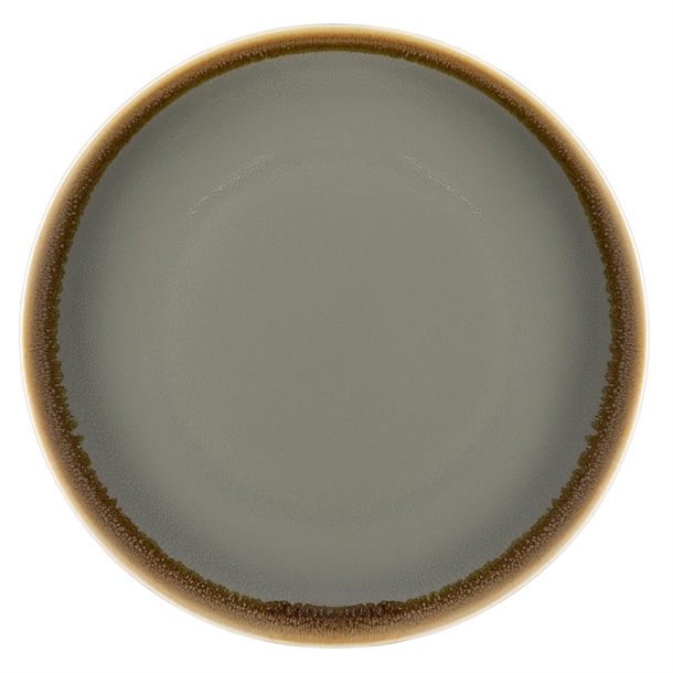 Olympia Kiln Smoke Coupe Plate - 228mm 9" (Box 6)