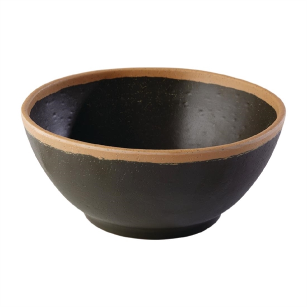 aps-crocker-bowl-160mm-brown