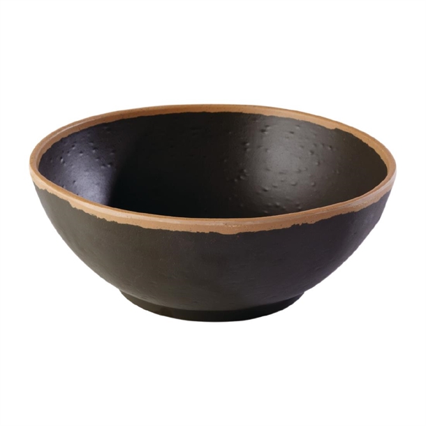 aps-crocker-bowl-210mm-brown